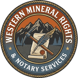 Western Mineral Rights & Notary Services Logo